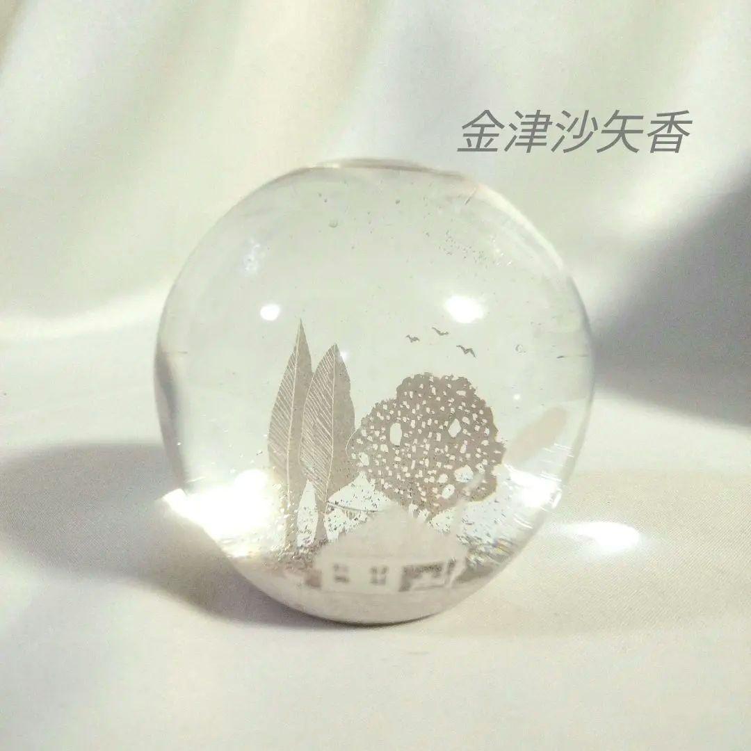 スノードーム　金津沙矢香　ガラス作家