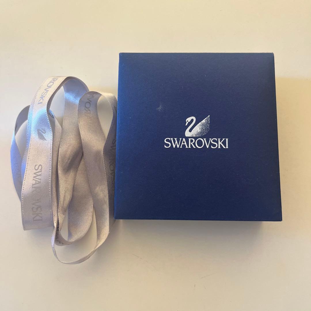 【美品】スワロフスキー　クリスタルブローチ