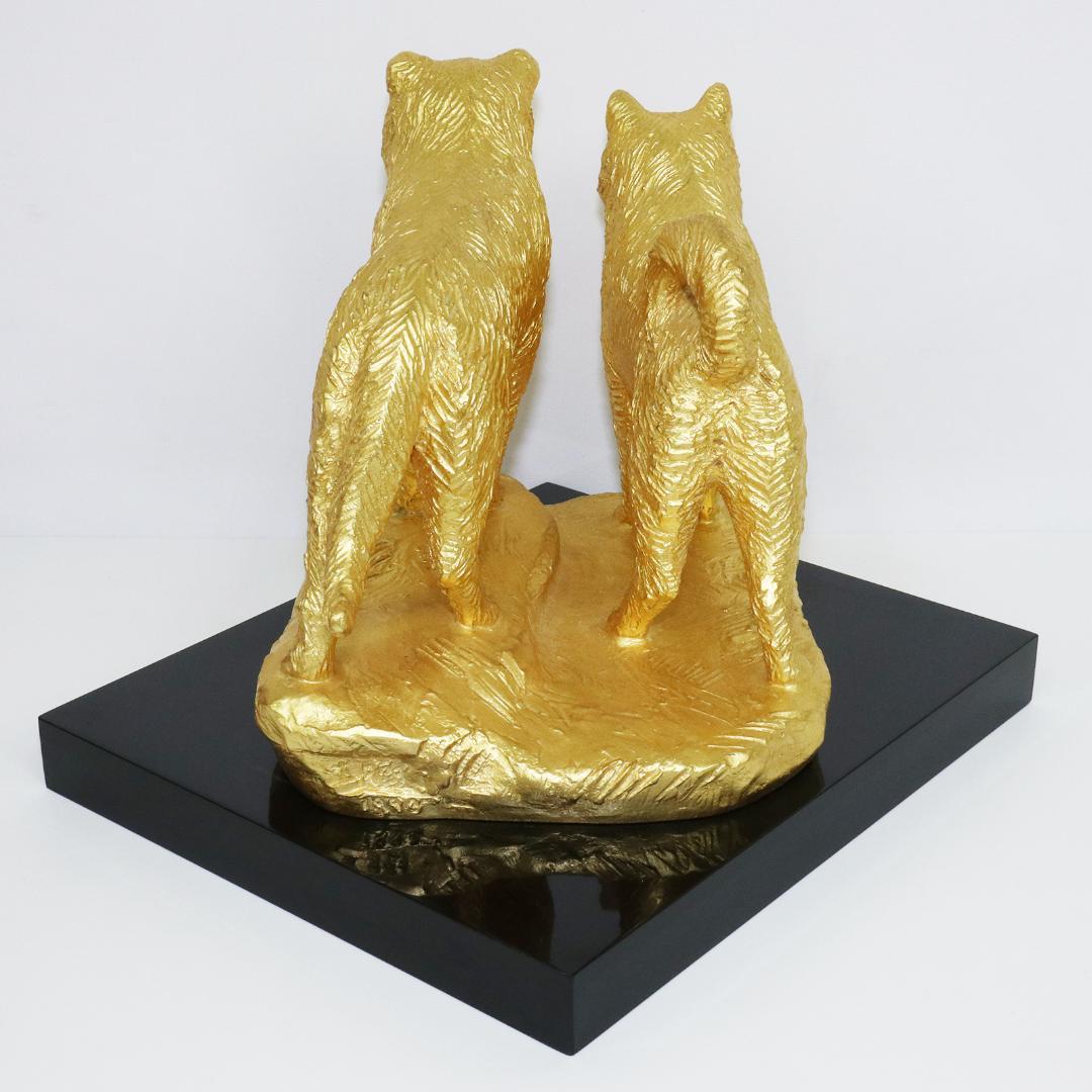 富永直樹 タロジロ ブロンズ製 金箔仕上げ