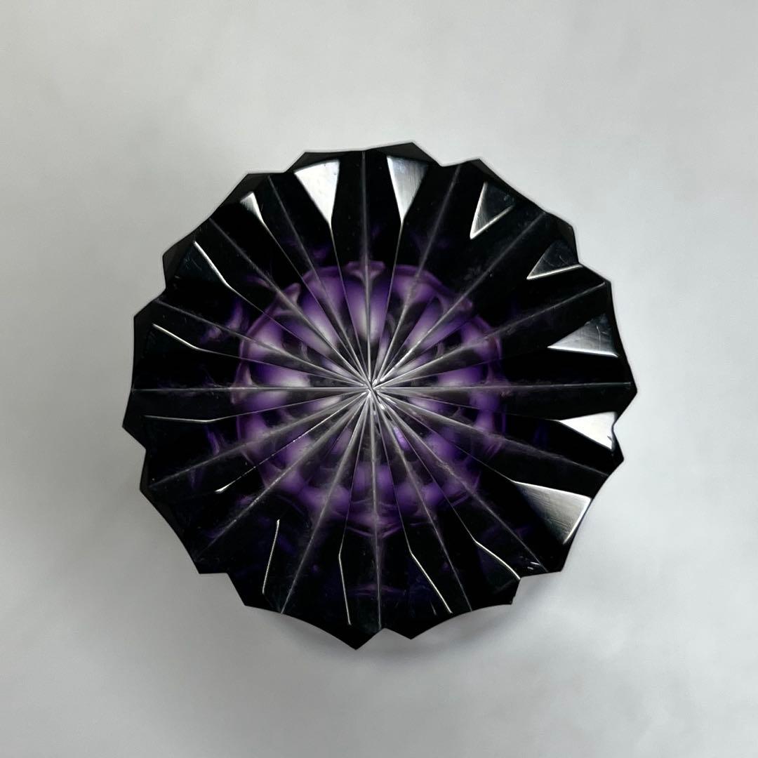 薩摩切子 島津磯斉 色被せ 麦酒器グラス 共箱 東キ7-1130☆2F タルチ