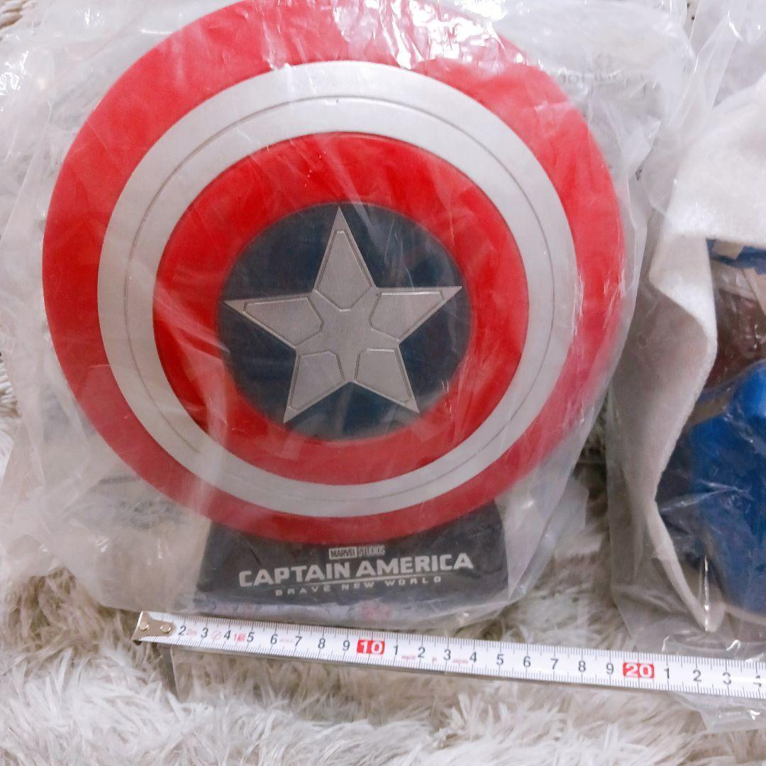 ✨映画館限定✨マーベルキャプテンアメリカポップコーンバケツ&カップ3点映画グッズ