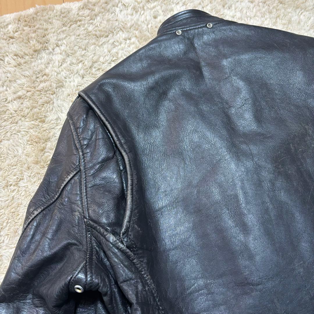 50s Leather Jacket シングル 40 TALON