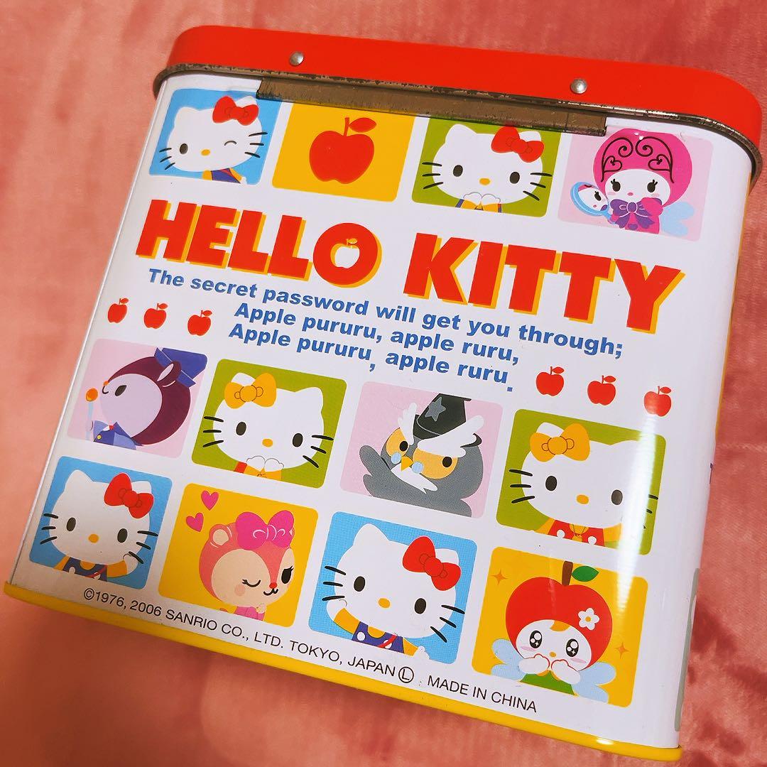 希少レア　ハローキティ　ミミィ　キューブ　缶　2006 サンリオ　平成レトロ