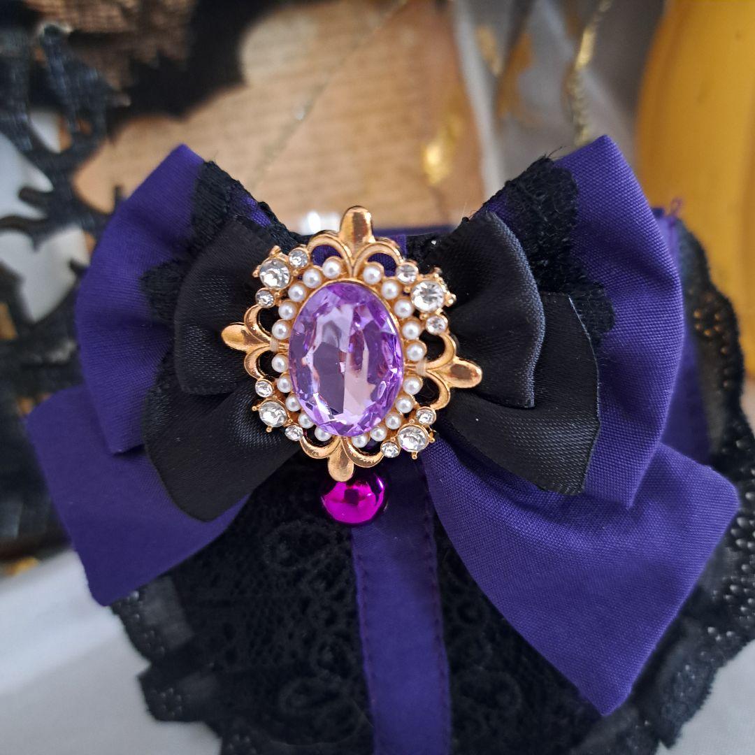 ハロウィン、ゴスロリスタイ(③)わんちゃん猫ちゃん用