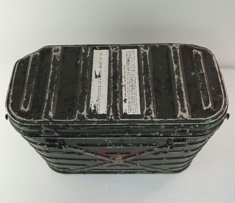 US製 1965年 ミリタリーコンテナ オリーブドラブ　*AE6