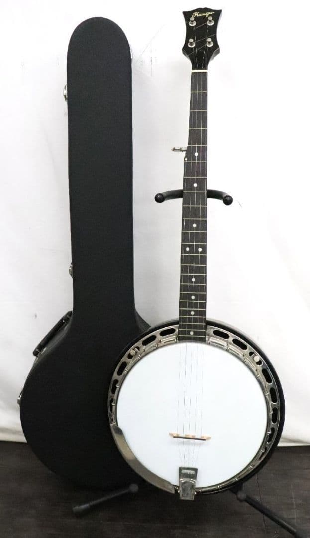 ☆ヴィンテージ美品☆春日楽器 バンジョー 弦楽器 ハードケース付