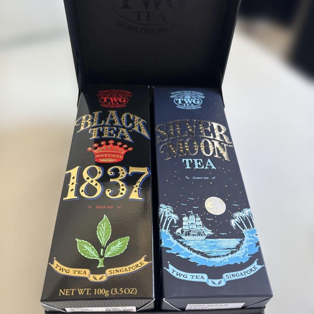 TWG Tea シルバームーン、ブラックティーセット