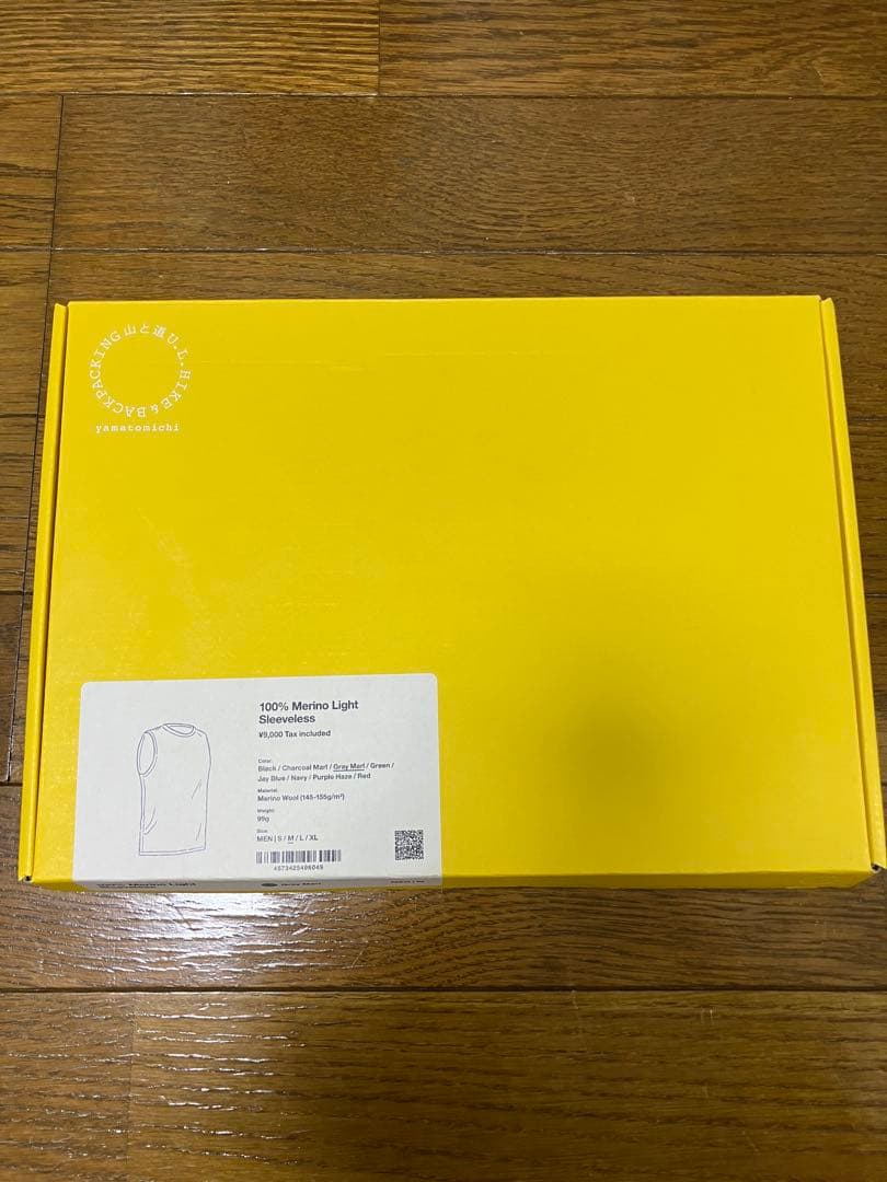 山と道 100% Light Merino Sleeveless Mサイズ