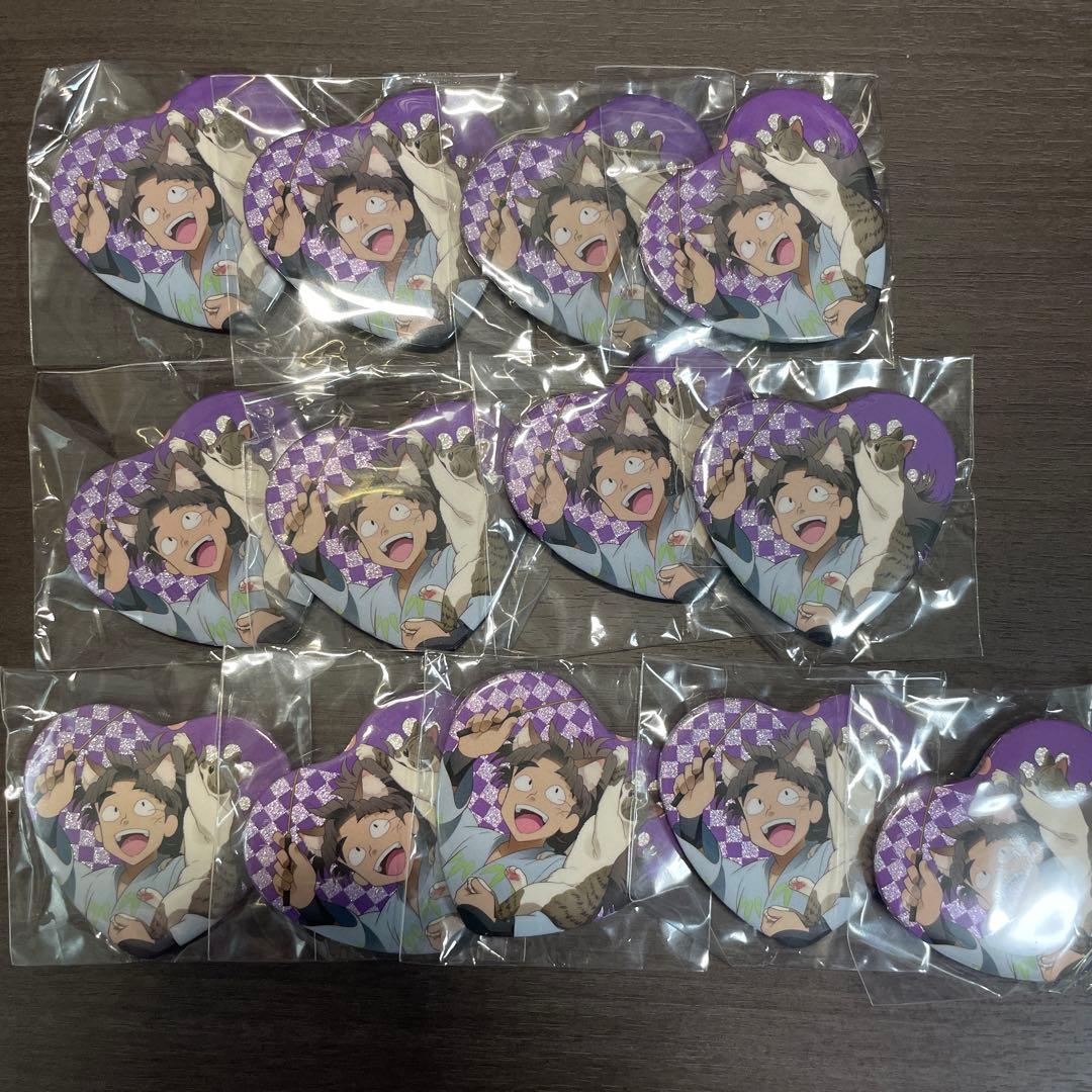 忍たま乱太郎 ナンジャ ハート缶バッジ 竹谷八左ヱ門