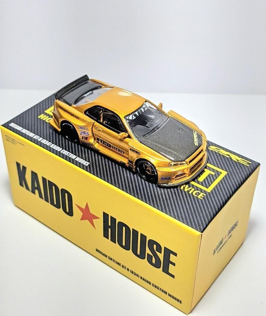 KAIDO★HOUSE R34 スカイラインTOP SECRETケース付き