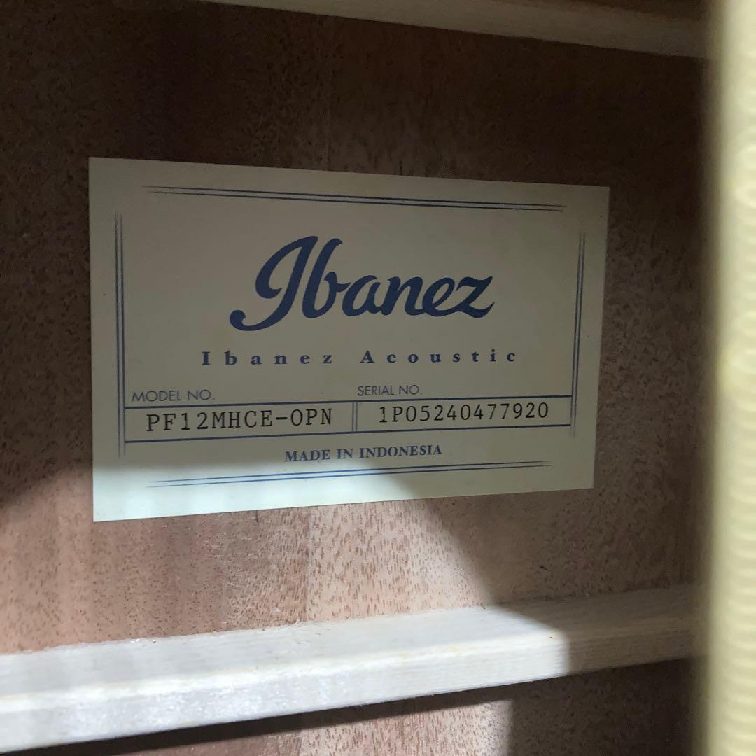 Ibanez PF12MHCE-OPN エレアコ ケース付き