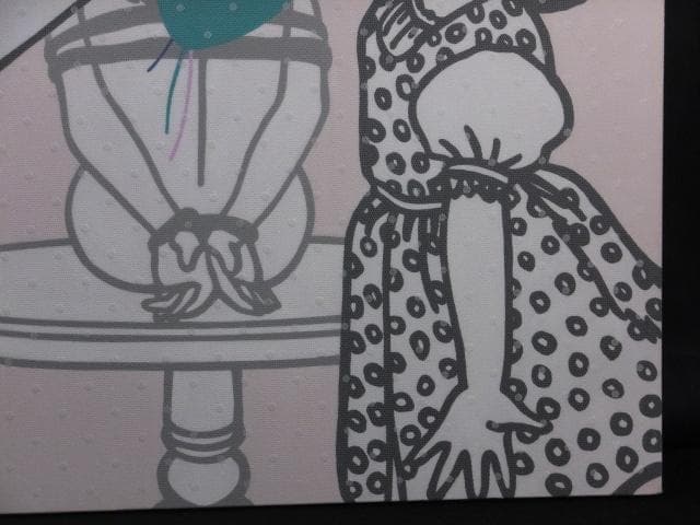 ヤン・ヒ　直筆サイン『Private Party』アクリル絵具　0718I