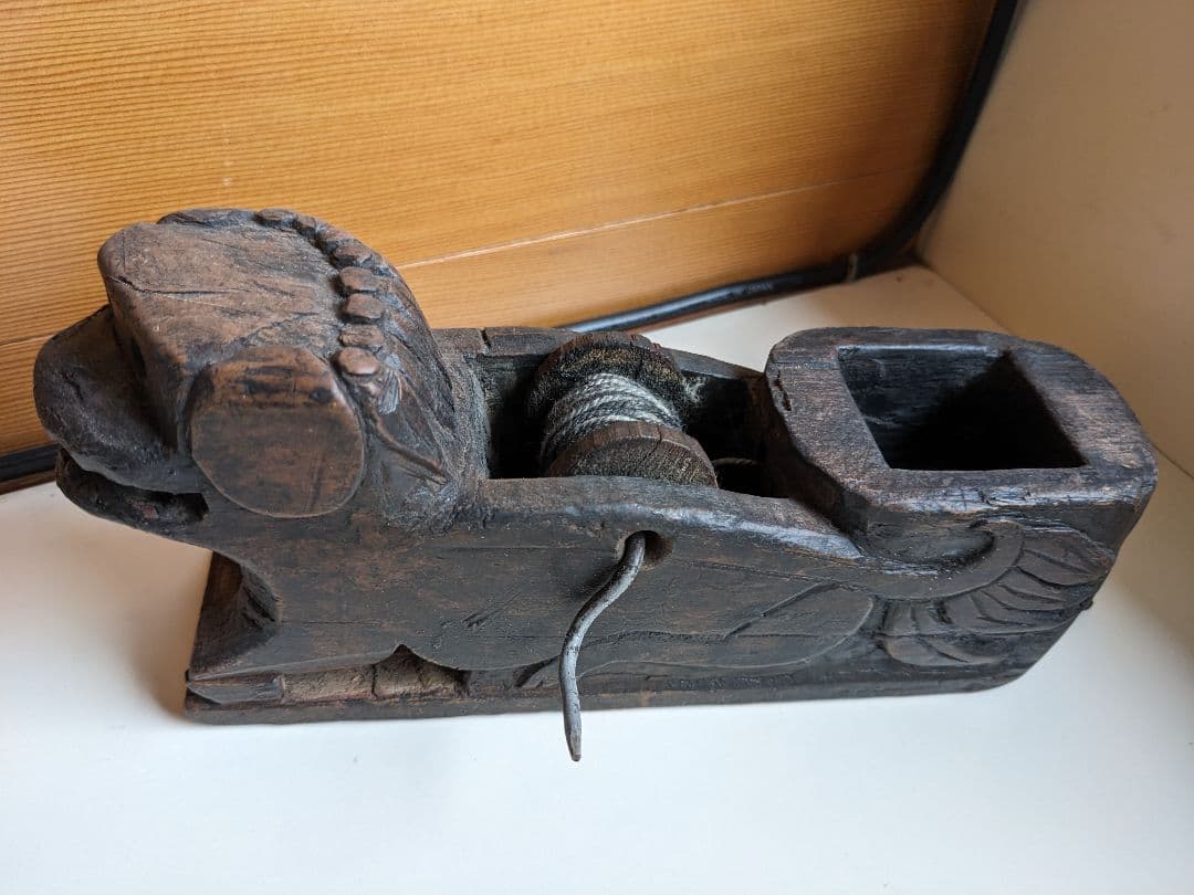 骨董　かわいい犬の墨壺