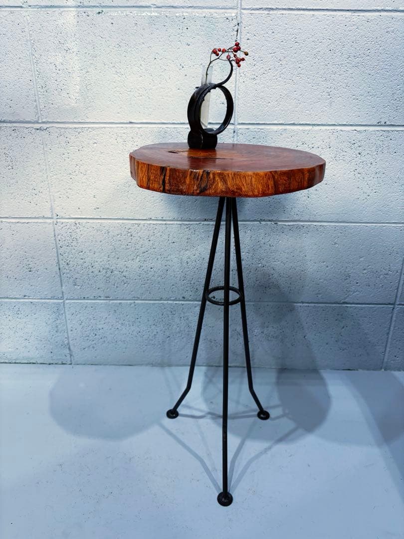 輪切りサイドテーブル　コーヒーテーブル　ナイトテーブル　観葉植物置き台