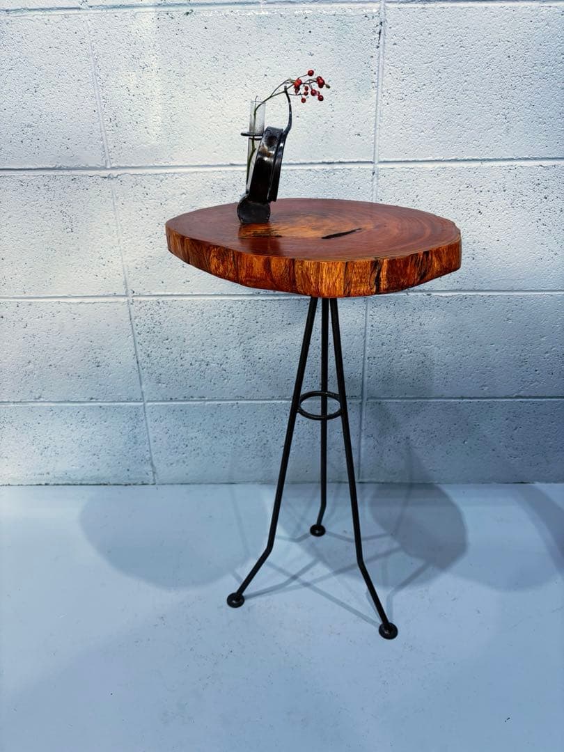 輪切りサイドテーブル　コーヒーテーブル　ナイトテーブル　観葉植物置き台