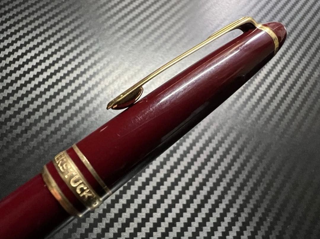極美品 モンブラン 144 M 万年筆 ボルドー 中白