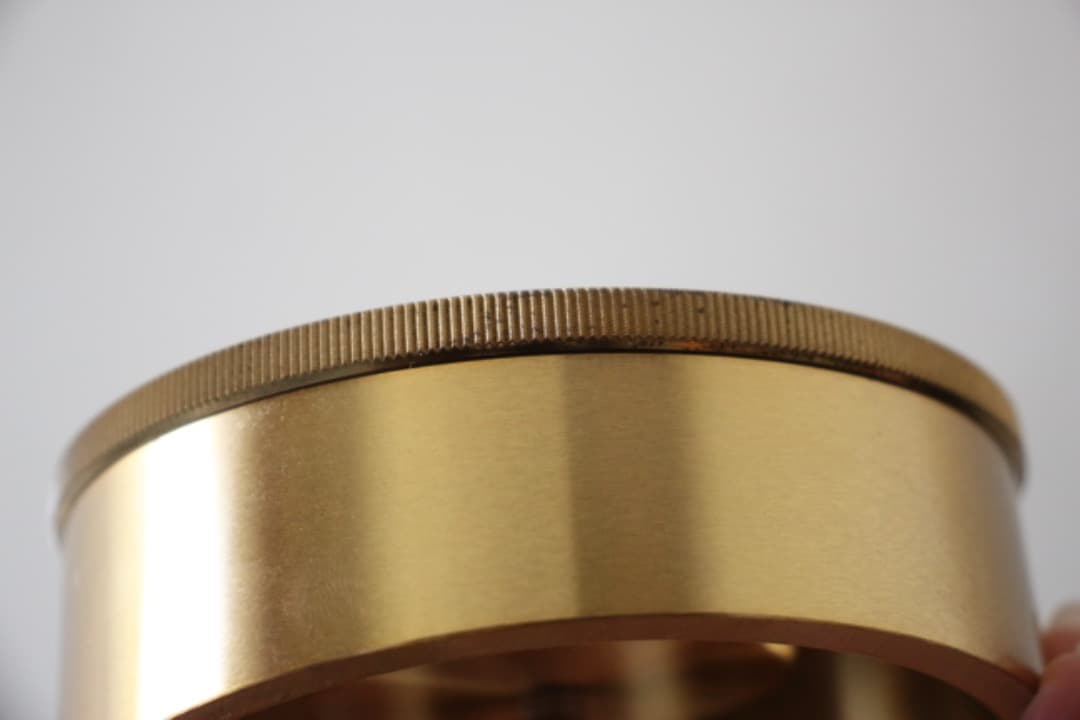 スイス製　ティファニー　ワールドクロック　卓上時計　クオーツ