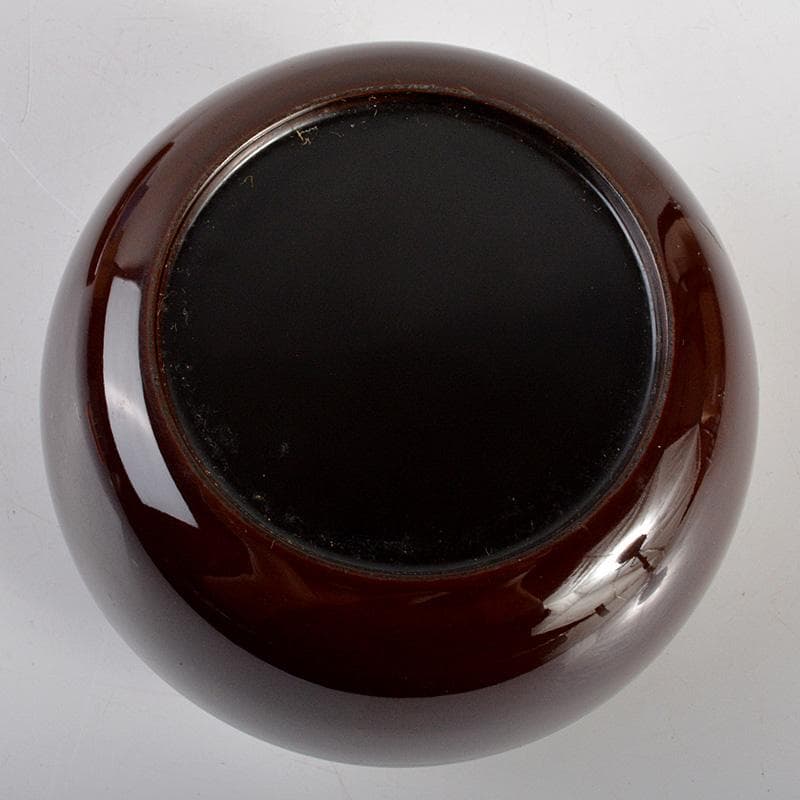 茶道具　蒔絵師　一瓢斎造　片水車蒔絵　平棗　共箱　V　6201