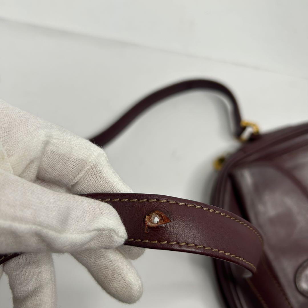 【良品✨】カルティエ　マストライン　ショルダーバッグ　カメラバッグ　2way