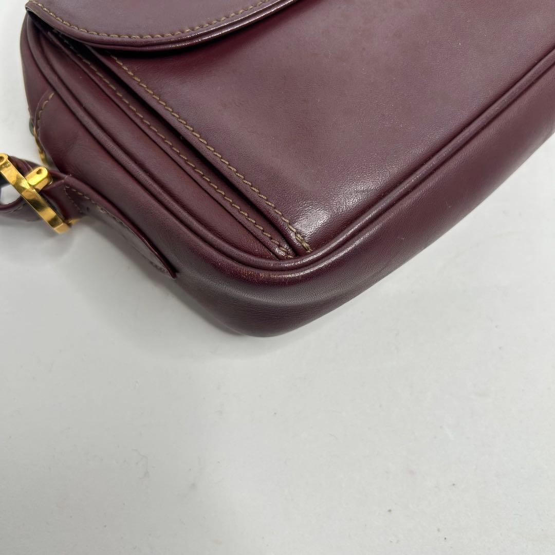 【良品✨】カルティエ　マストライン　ショルダーバッグ　カメラバッグ　2way