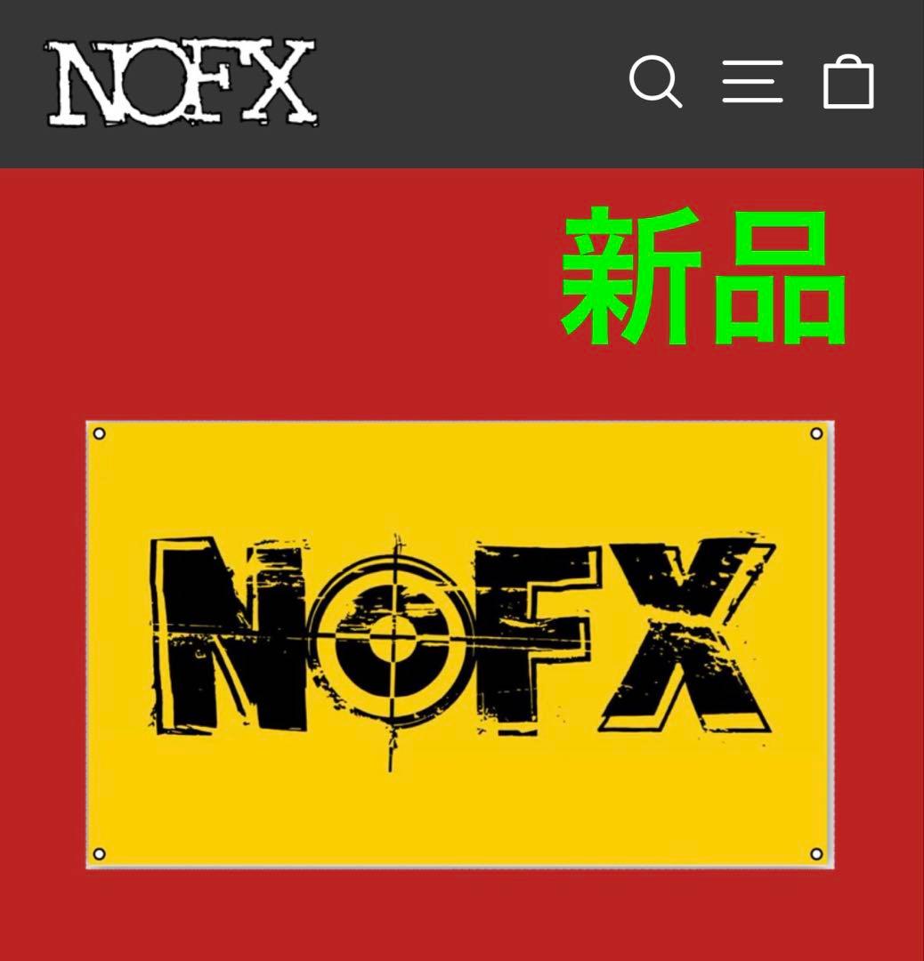新品　NOFX WALL FLAG イエロー　FAT WRECK CHORDS