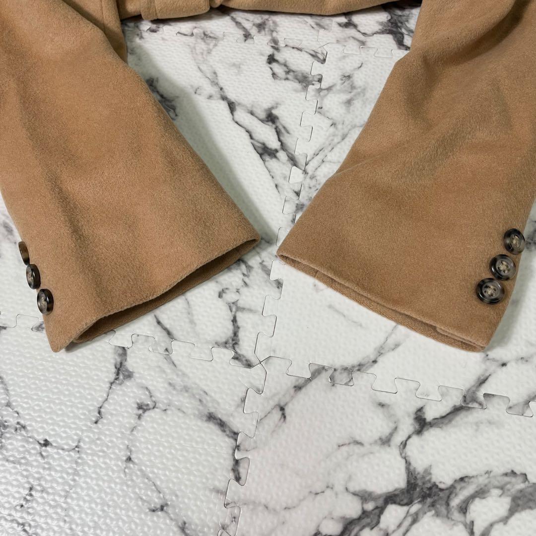 マックスマーラ　チェスターコート　アンゴラ混　キャメル　ミドル丈　イタリア製