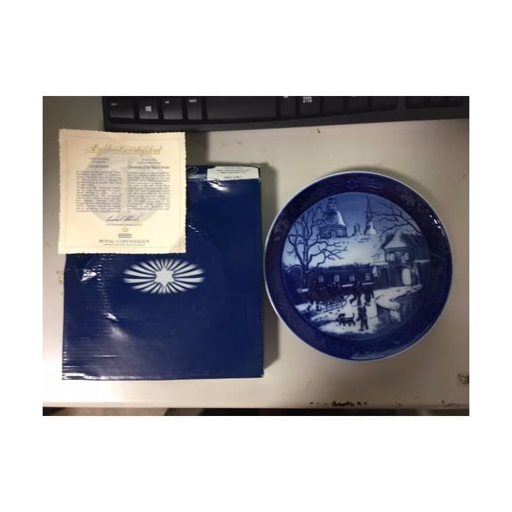 ロイヤルコペンハーゲン　イヤープレート１９９５年（マナーハウス）正規品