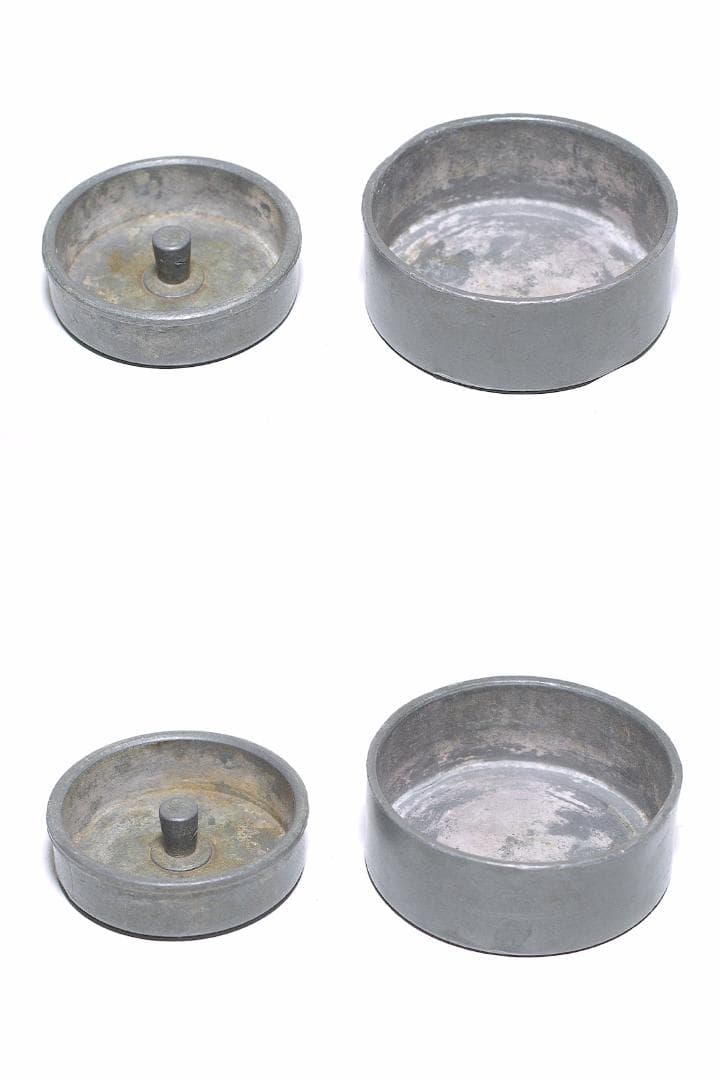 湖東焼 安南呉須 錫口茶入 [鳳凰・桐・雲気文]