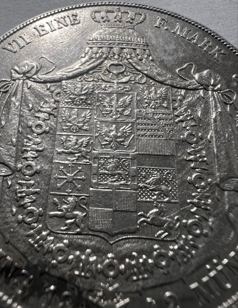 招*@様 1818年ドイツプロイセン王国2ターラー銀貨 フリードリヒ・ヴィルヘル