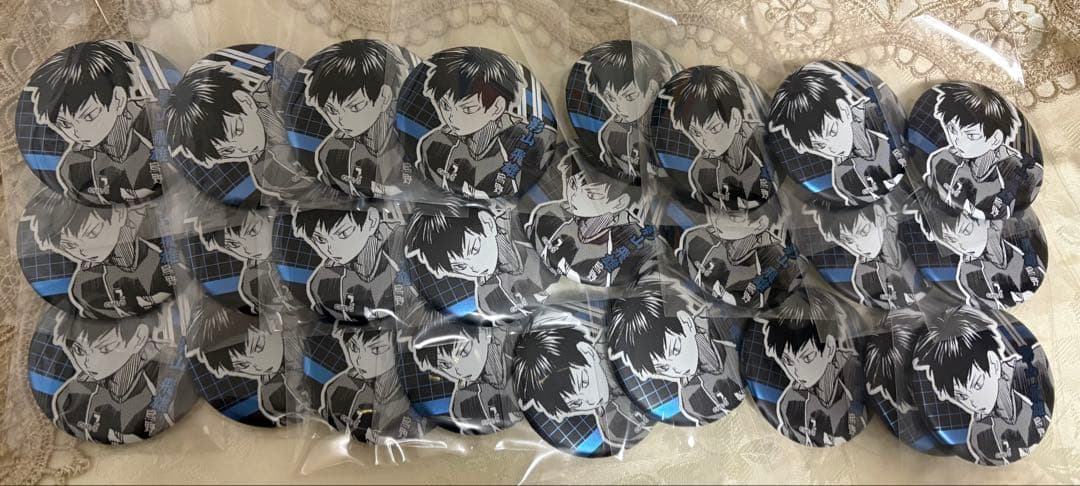 ハイキュー 影山飛雄 デコレクション缶バッジ