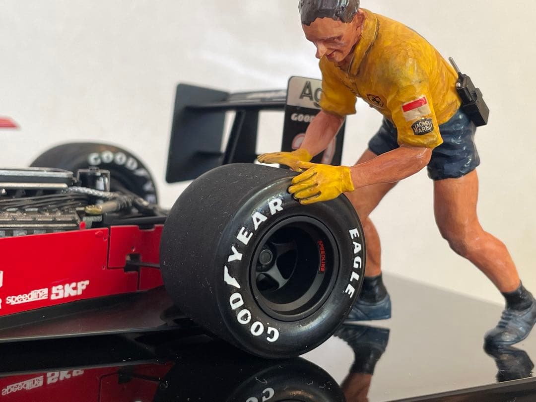 TAMIYA製　Ferrari F189 モデル 完成品フィギュア付