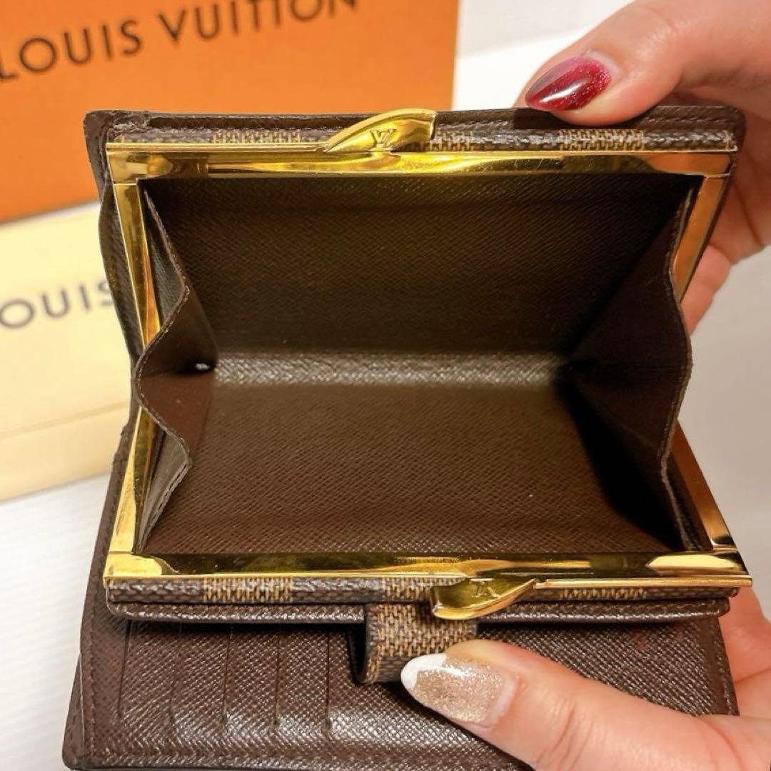 【美品】ルイヴィトン ダミエ ポルトフォイユ ヴィエノワ N61674 財布