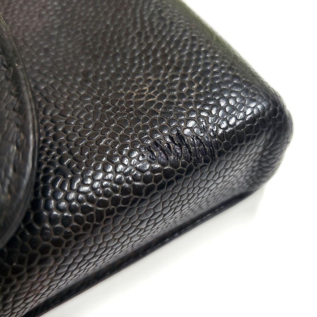 CHANEL シャネル シガレットケース キャビアスキン シリアルシール有