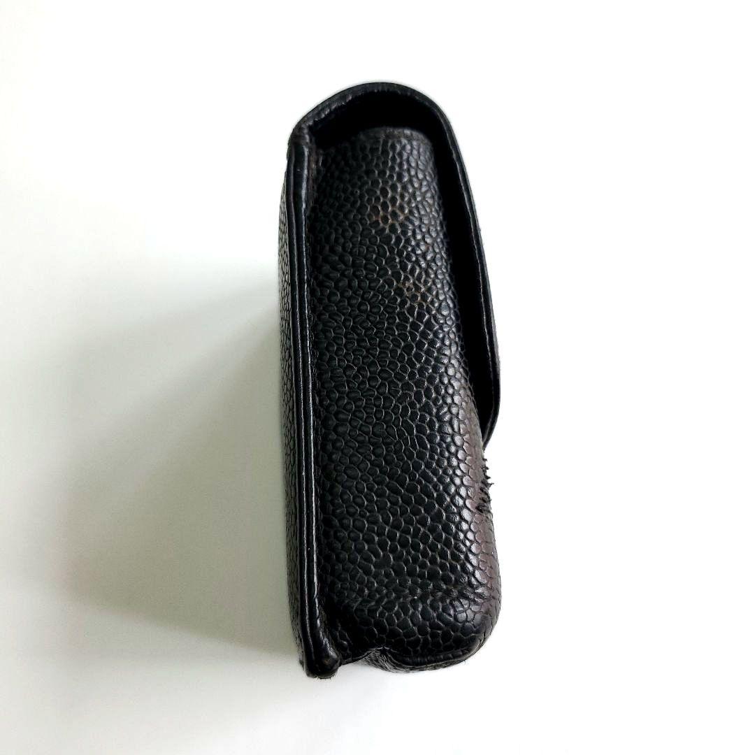 CHANEL シャネル シガレットケース キャビアスキン シリアルシール有