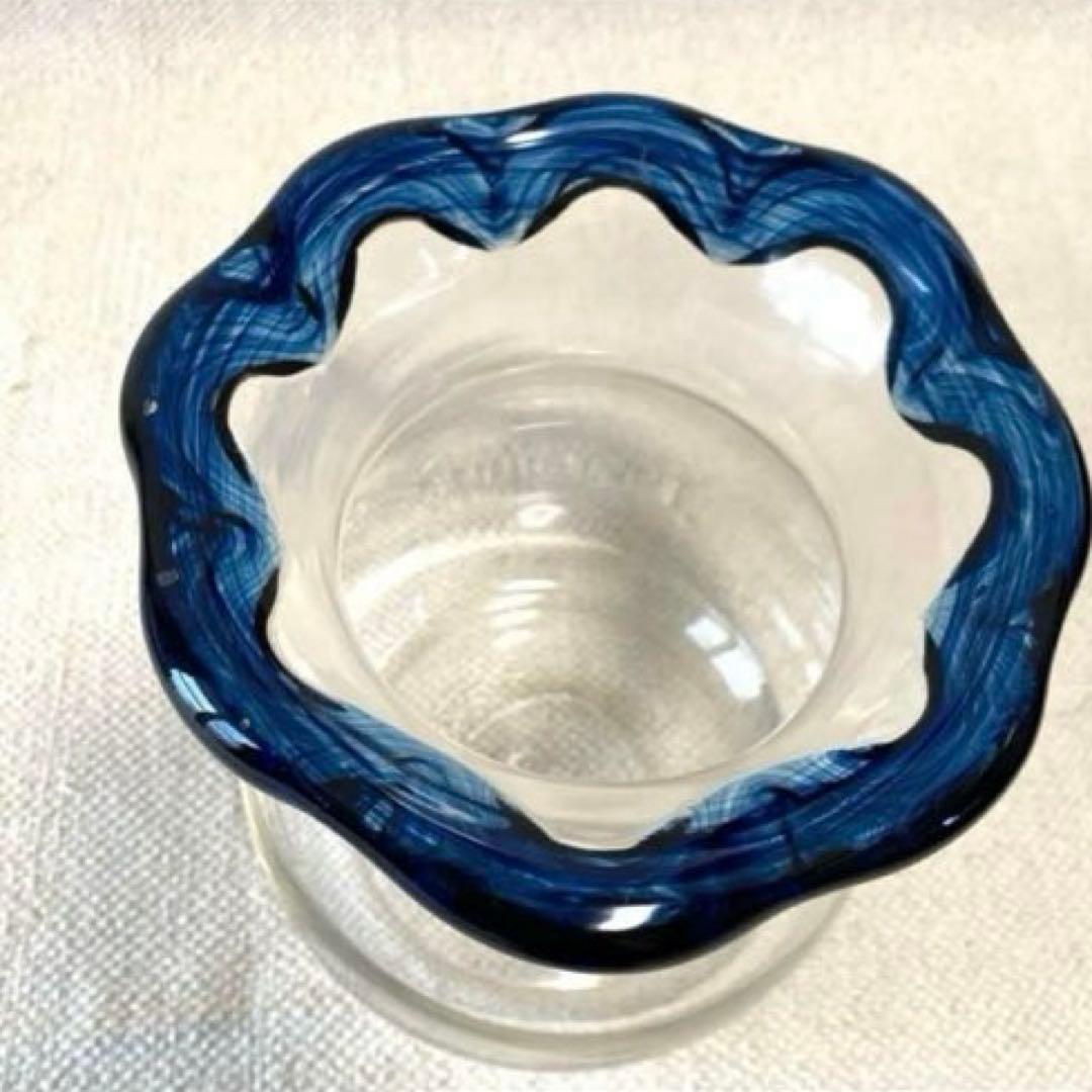 KITAICHI ガラス金魚鉢大 メダカ飼育鉢 吹き硝子鉢 厚手透明クリアガラス