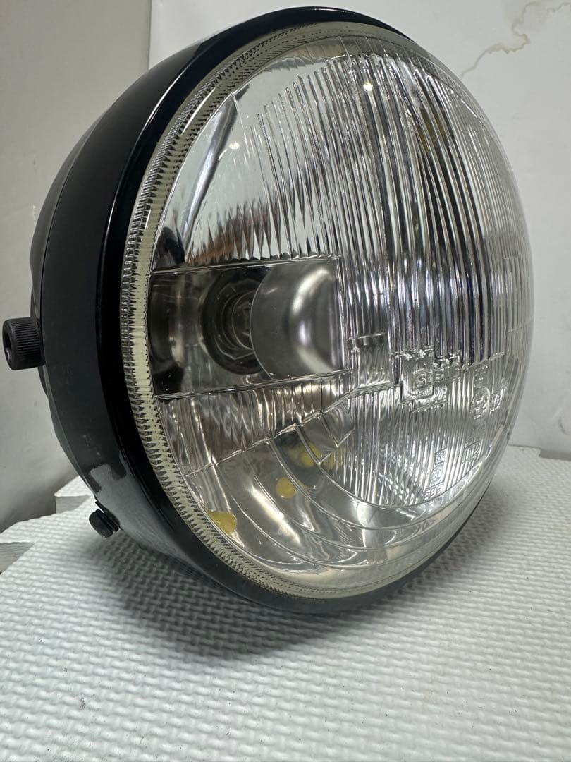 当時物希少CIBIE黒リムW反射ビームヘッドライト/検索シビエマーシャル