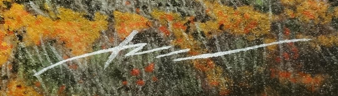 上鈴木正一 油彩画 P6号『三石山からの岩手山』いっきゅう様 オーダー作品です!