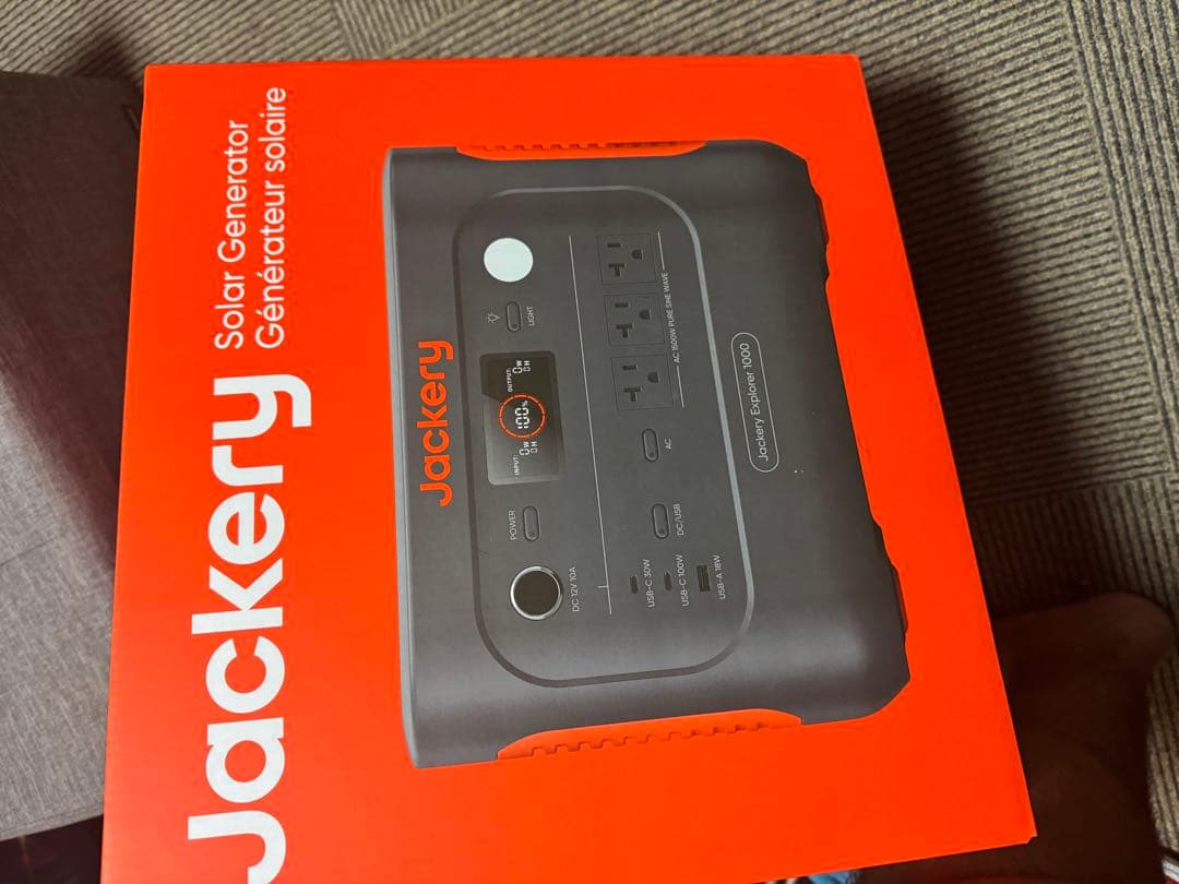 新品未使用Jackery Explorer 1000 ポータブル電源