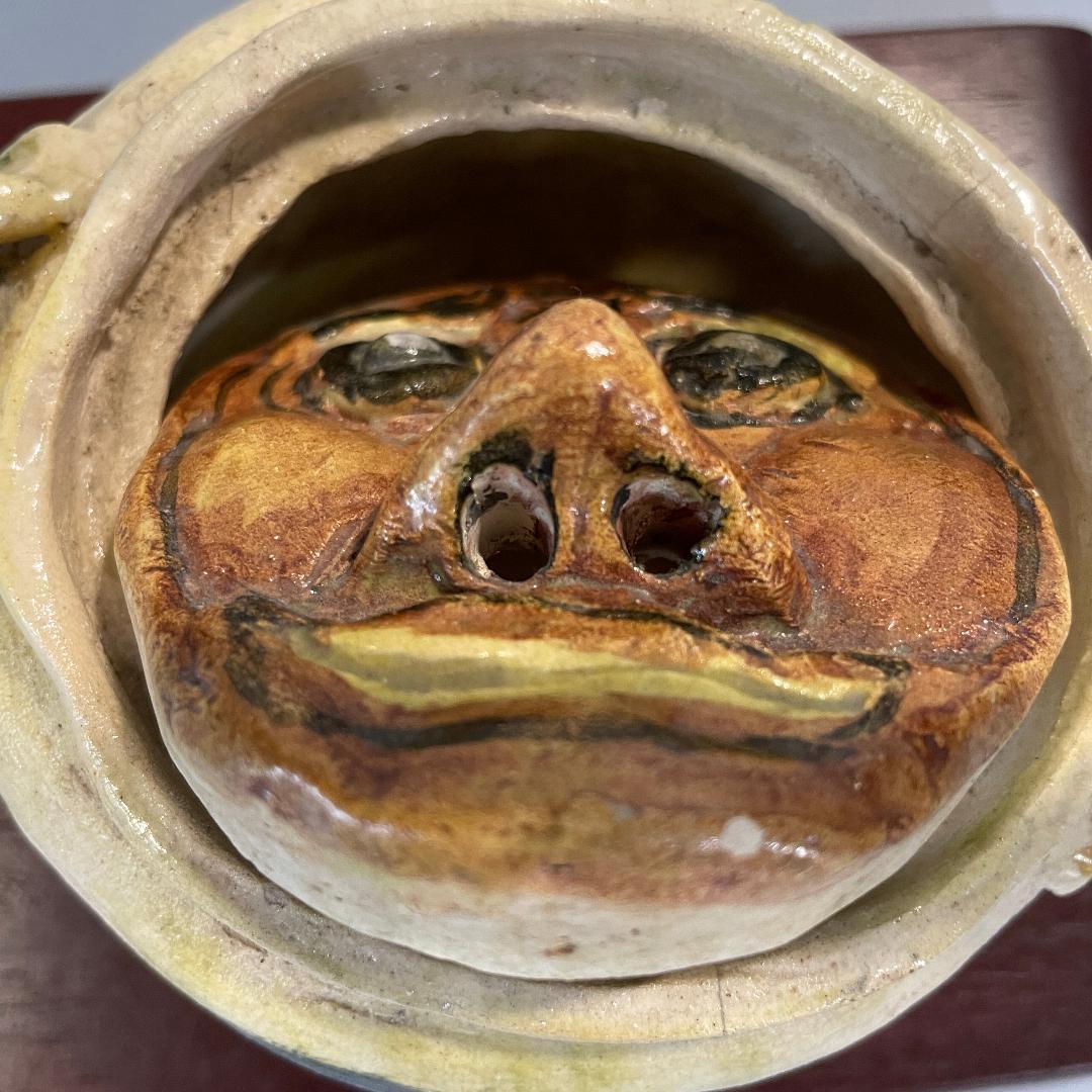 骨董品です！ユニークな急須 おかめ 火男 鬼など K2311