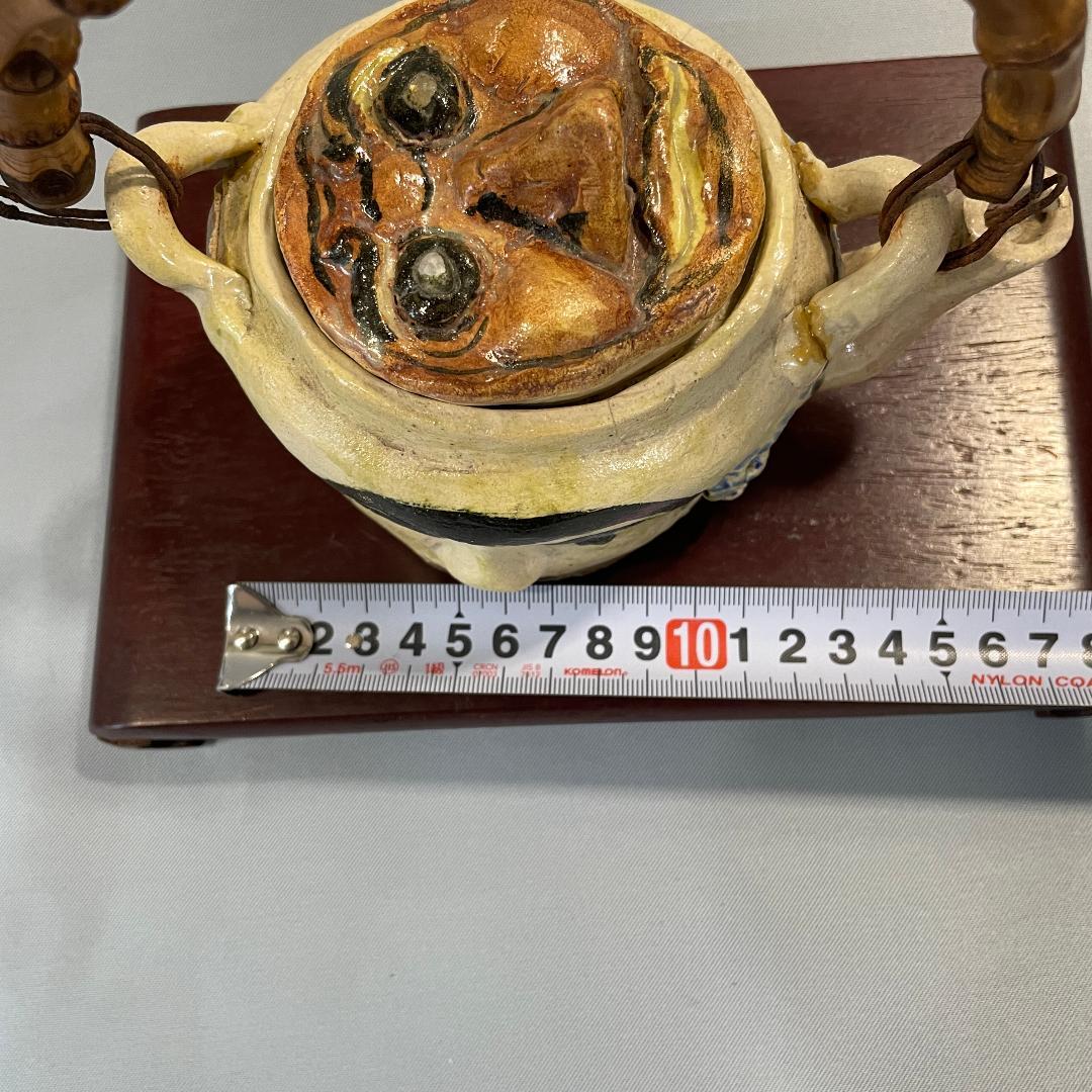 骨董品です！ユニークな急須 おかめ 火男 鬼など K2311