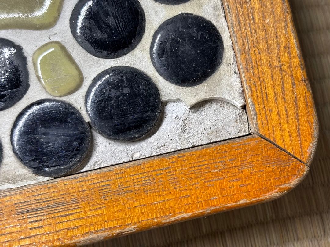 木枠 ストーブタイル台 昭和レトロ 当時物