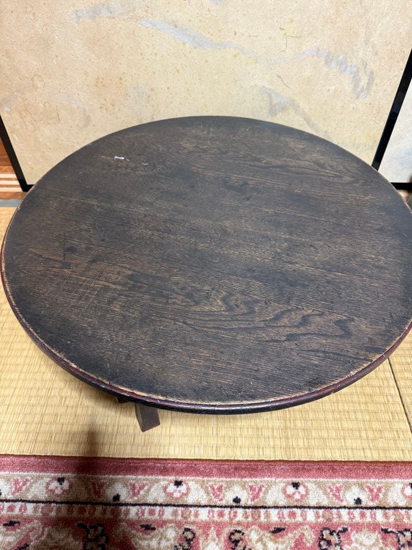 s*l様 ちゃぶ台　木製　レトロ