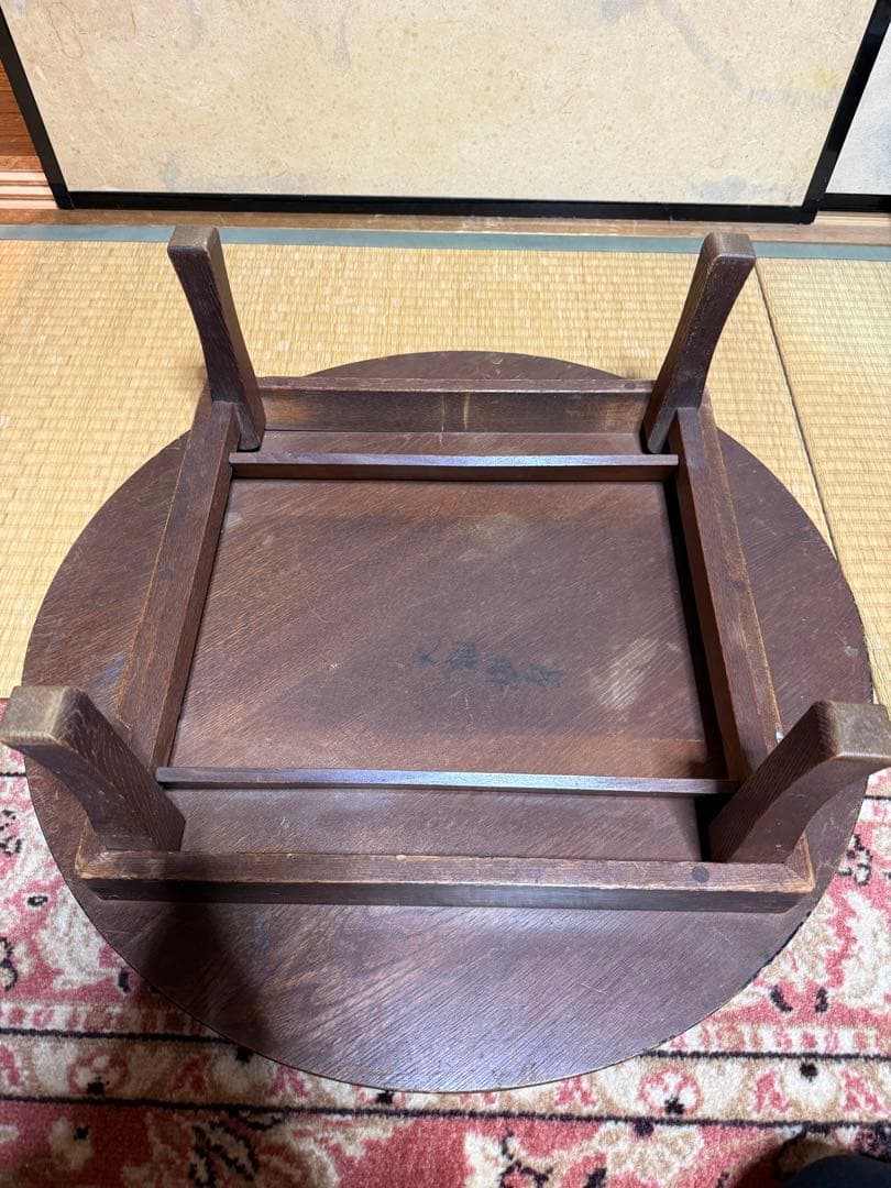 s*l様 ちゃぶ台　木製　レトロ