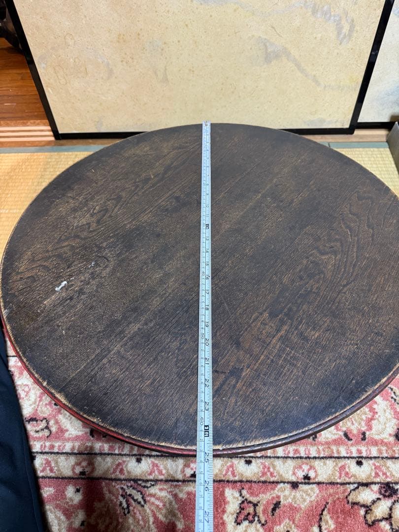 s*l様 ちゃぶ台　木製　レトロ