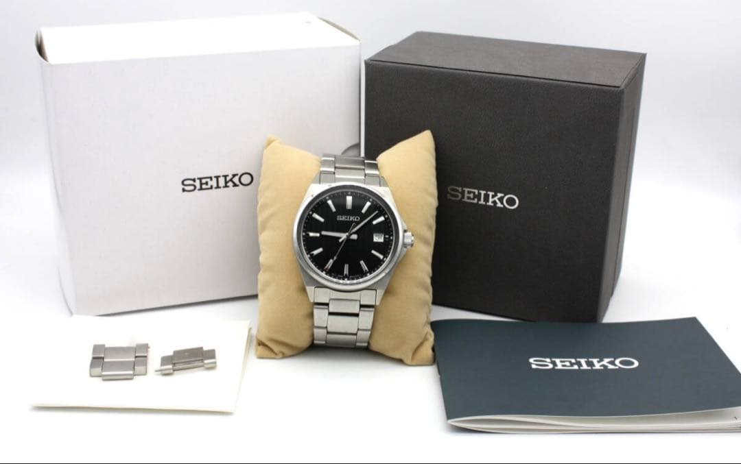 定価2.4万 極美品 SEIKO セイコー Sシリーズ 腕時計 シルバー