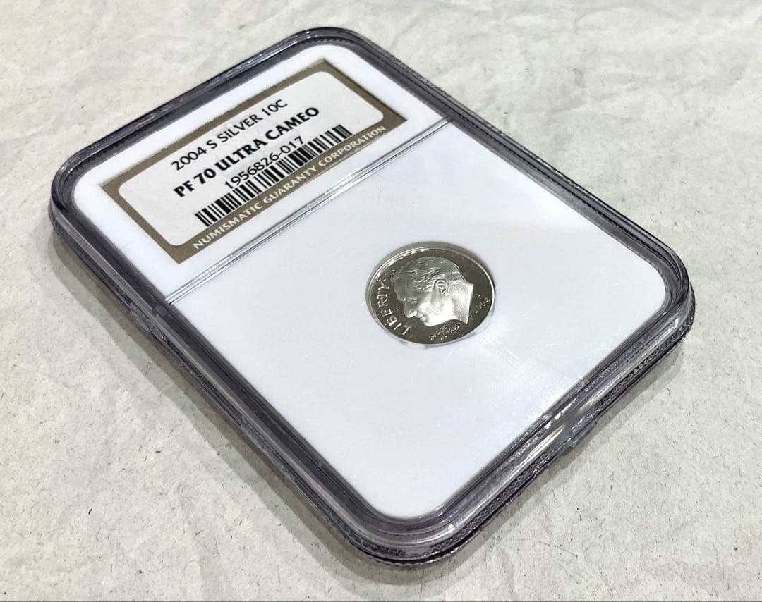 ★★ラルフ８★★2004年＆2005年米10Cプルーフ銀貨２枚PF70UC