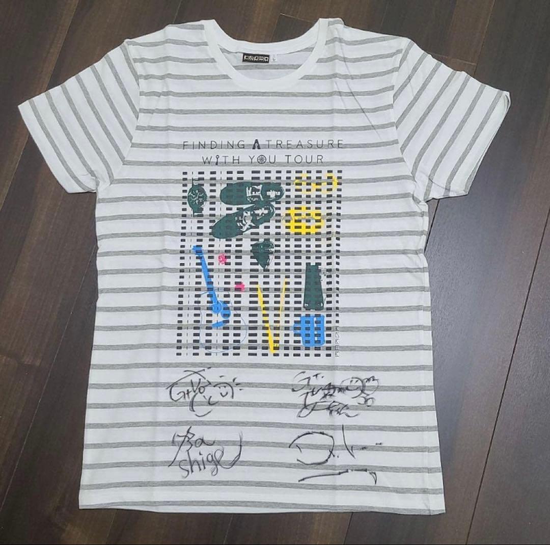 きのこ帝国　Tシャツ Lサイズ　サイン入り