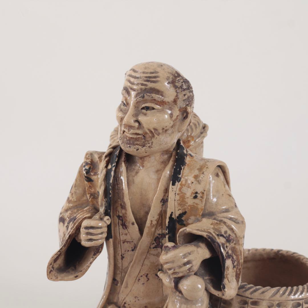 細密工芸 農夫像 古美術 古道具 アンティーク