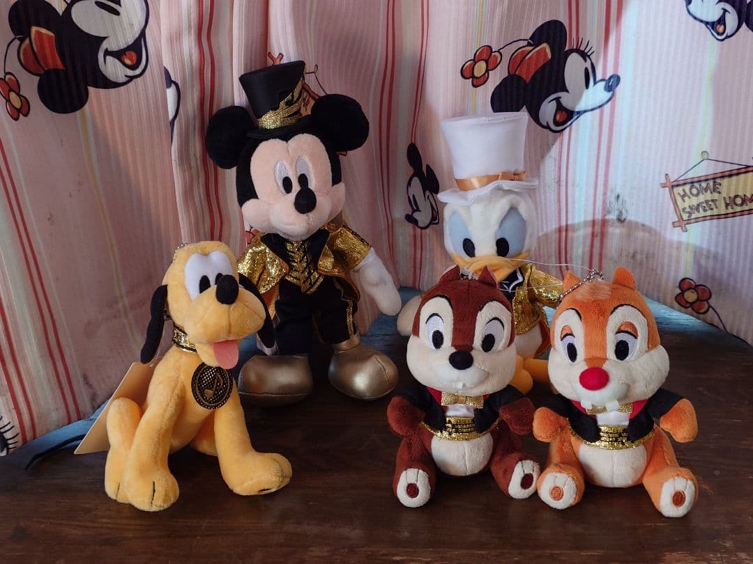 東京ディズニーランド　マジュミ　ぬいぐるみバッジセット　新品未使用
