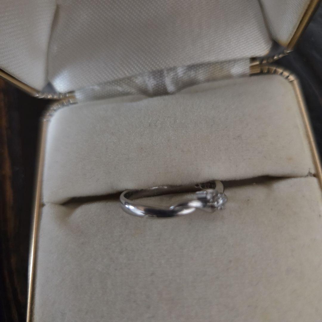 プラチナ900総量3g ダイヤモンド リング